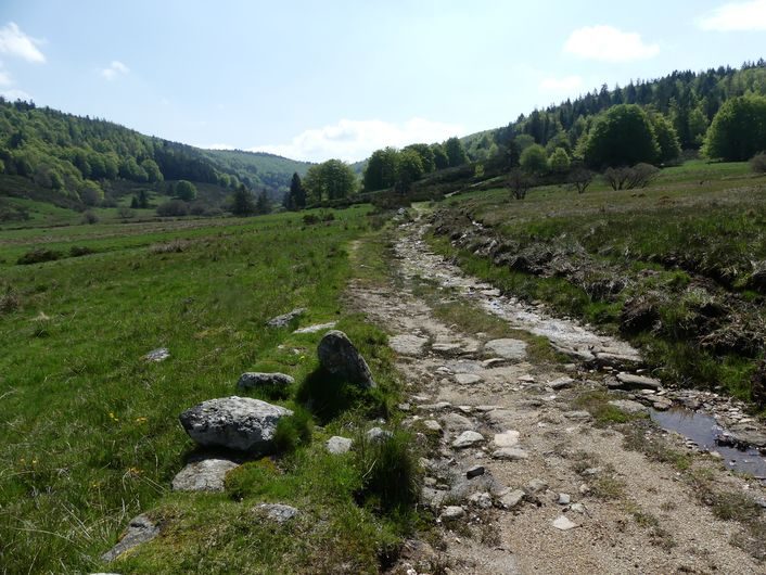 Vue sur le col de la Serreyrède