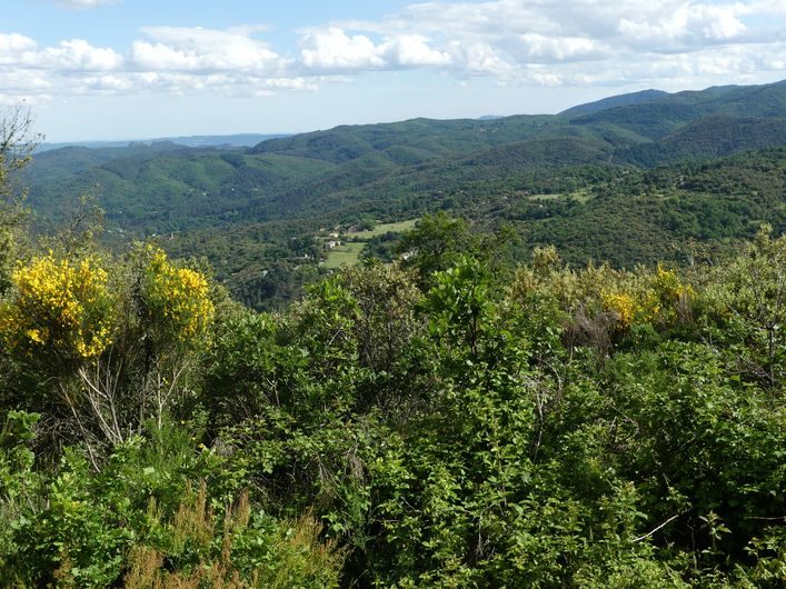 La vue sur Soudorgues et ses environs