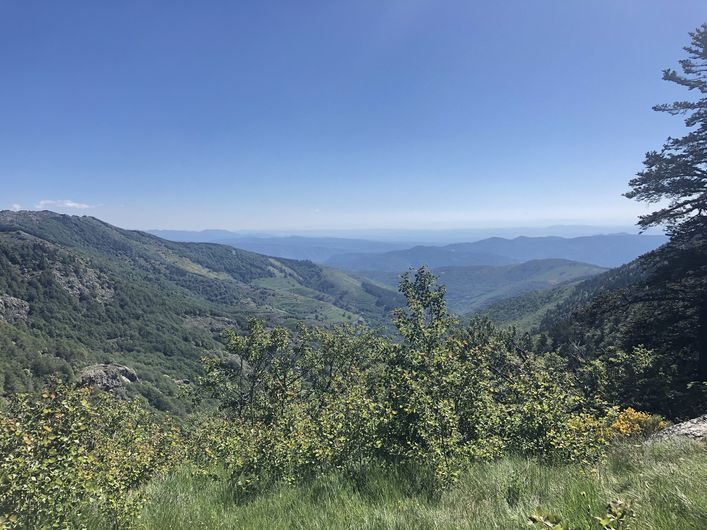 Vue sur les Vallées Cévenoles