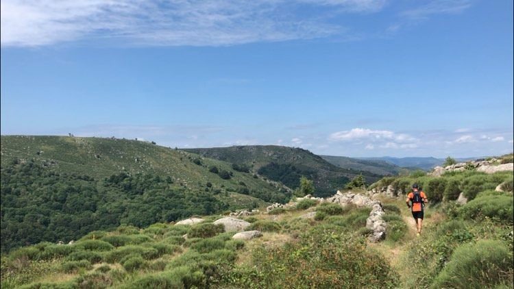 Coureur sur le Mont Lozère