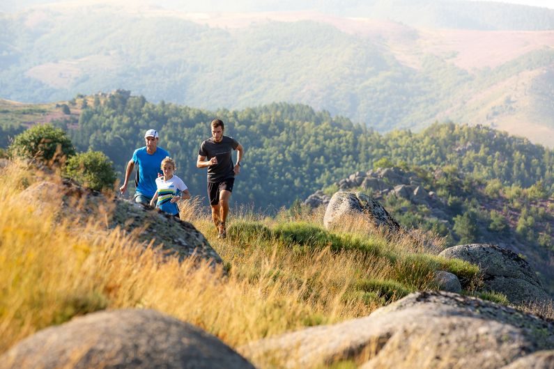 Traileurs sur le Mont Lozère