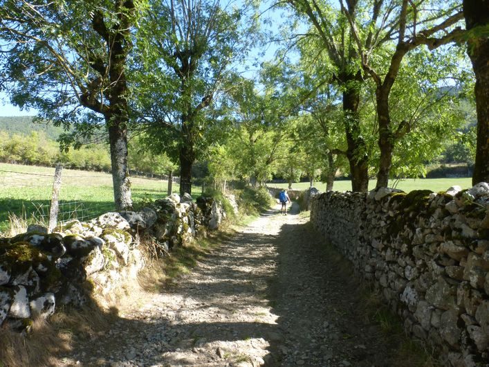 Draille au dessus de St-Etienne du Valdonnez