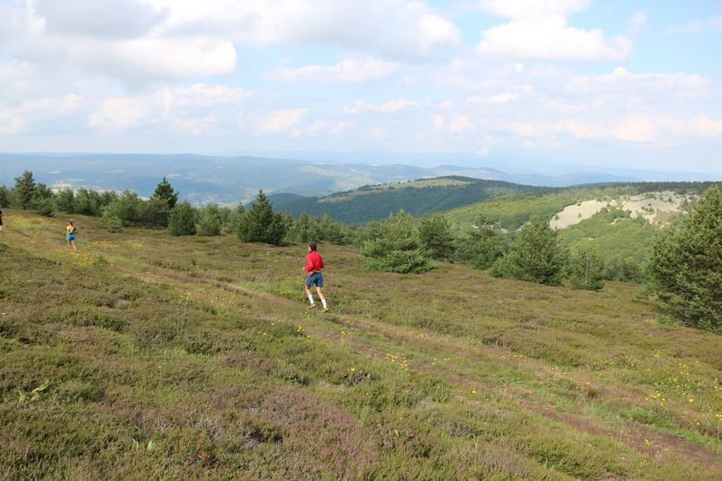 Traileurs sur le Mont Lozère