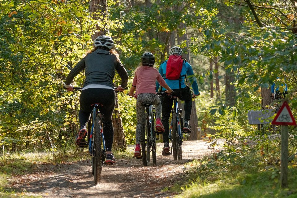 Vélo en famille