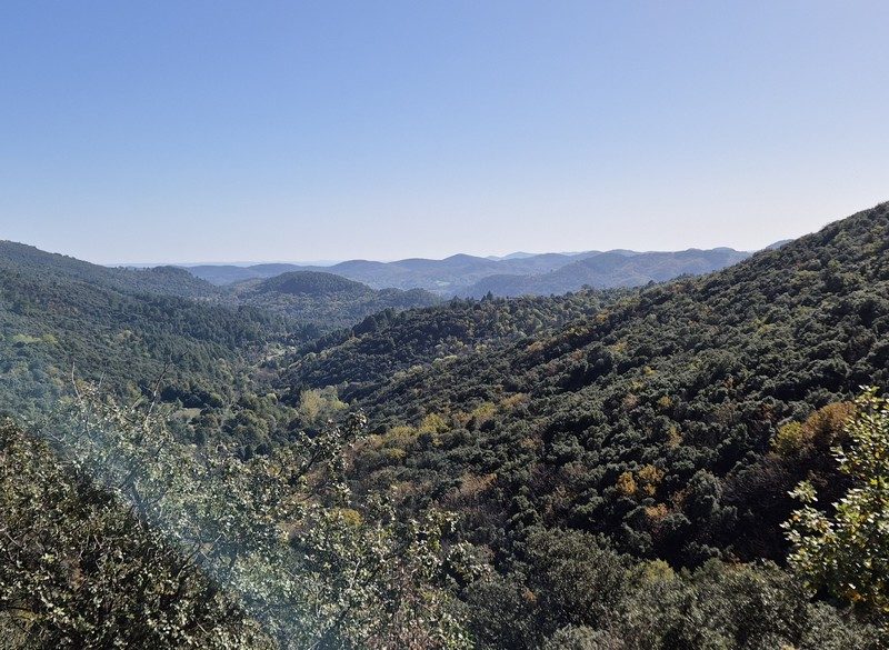 Vue sur la vallée