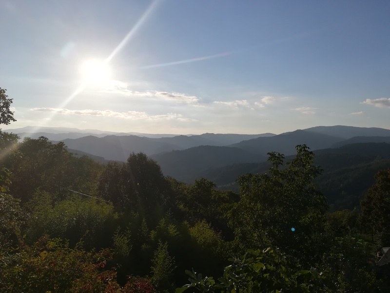 Autour de la montagne de la vieille morte