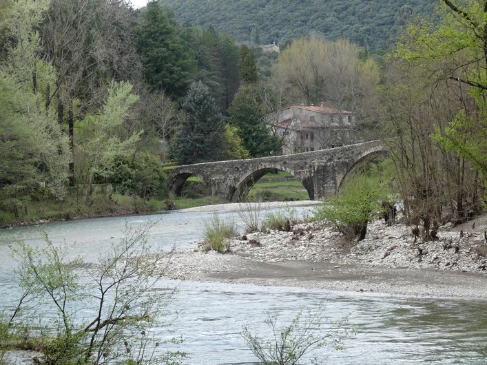 Pont des Camisards et le Gardon