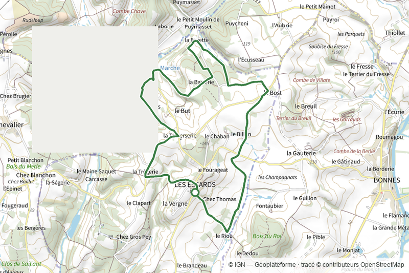 Les Essards Blue Route