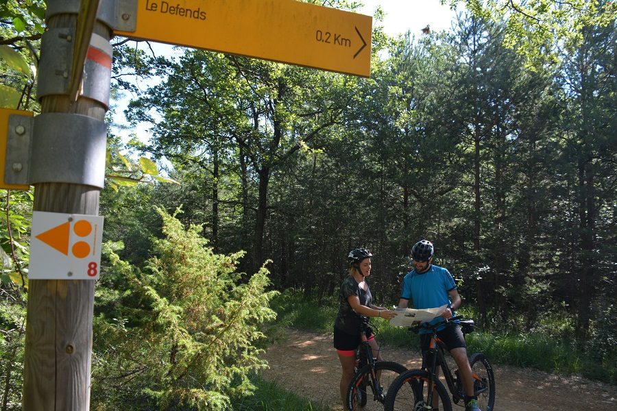 Le Bois du Défends à VTT