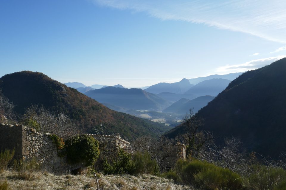Panorama sur le Haut-Estéron depuis le Barlet