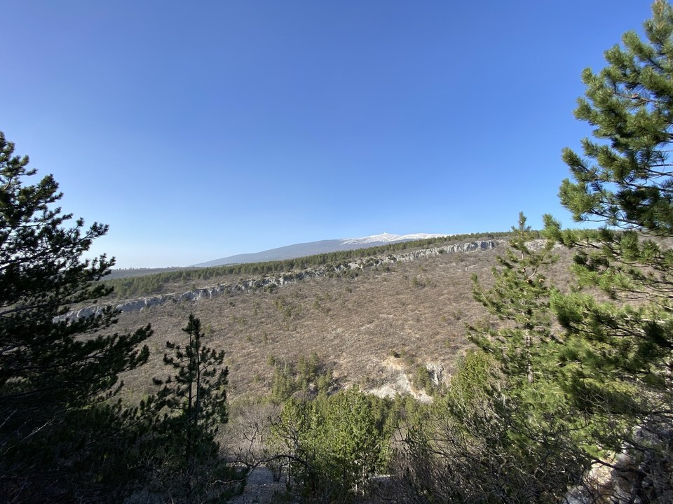 Vue sur le Géant de Provence