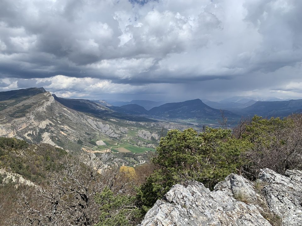 Vue depuis les crêtes