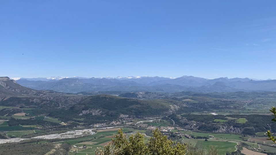 Panorama depuis la pointe du col de Garde