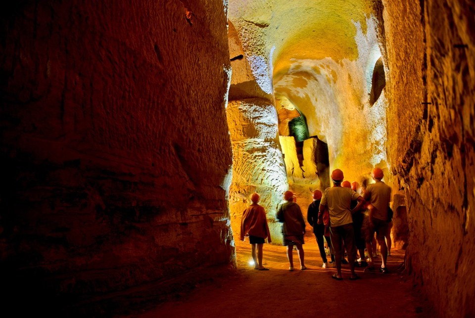 Visite des mines de Bruoux à Gargas