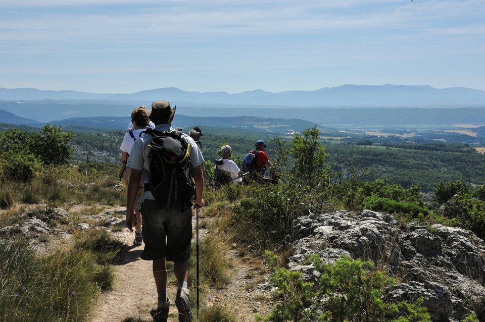 Sur le sentier des Mourres