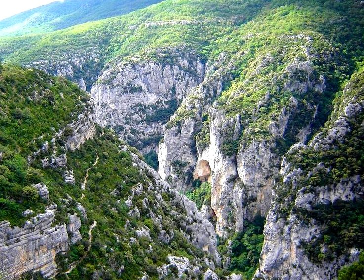 LA PALUD-SUR-VERDON - Le sentier du Bastidon