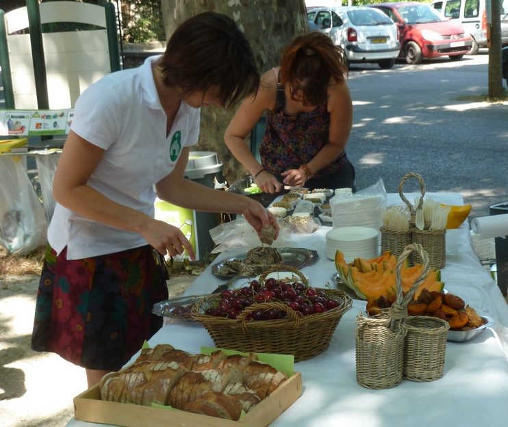 Buffet de produits locaux