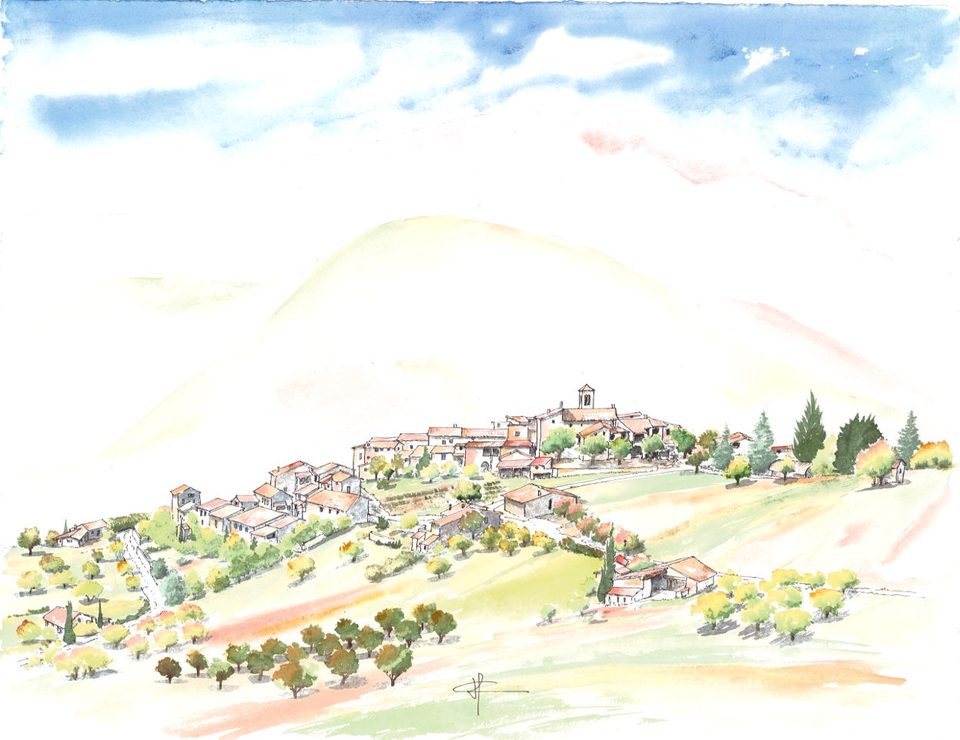 VILLEPERDRIX - Sentier des oliviers