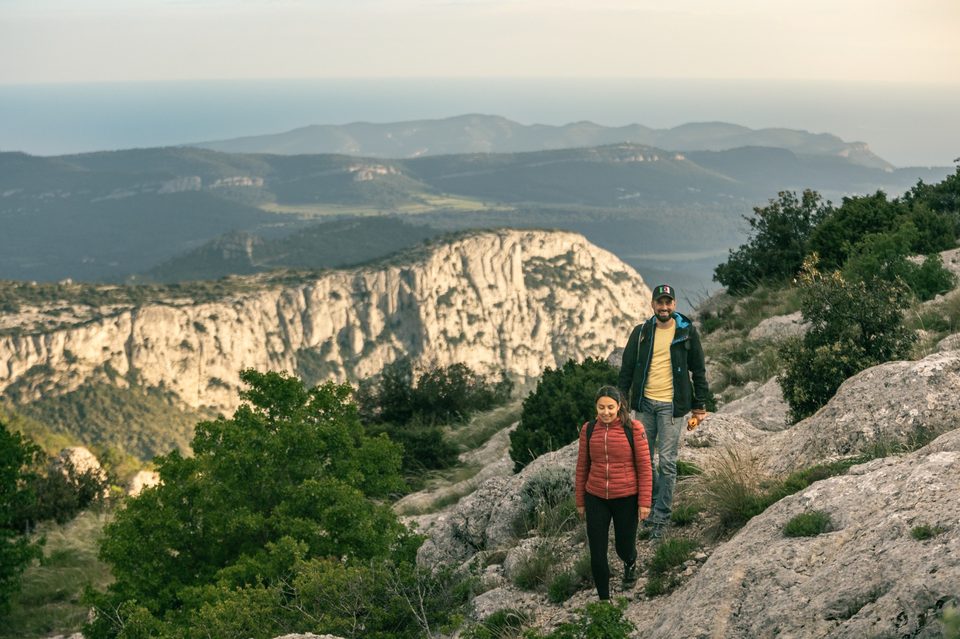 PLAN D'AUPS SAINTE-BAUME - Le Pic de Bertagne