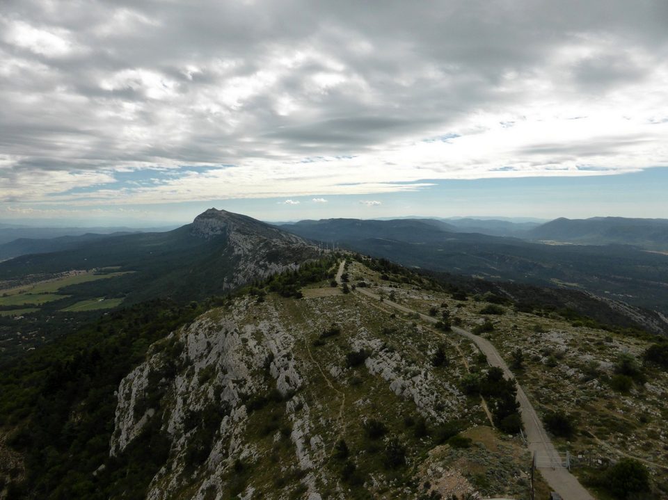 La crête de la Sainte-Baume