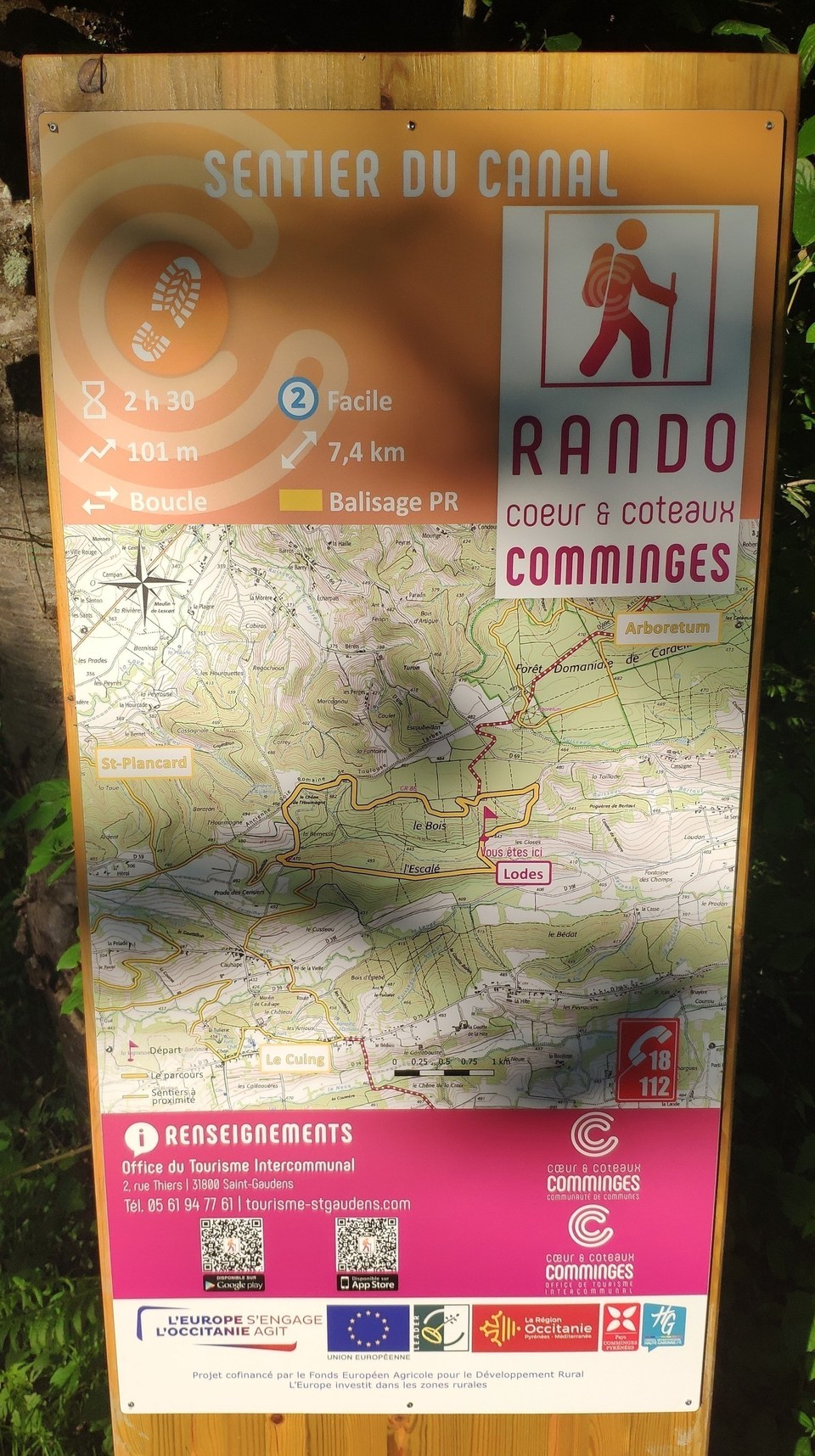 Lodes "Sentier du canal"