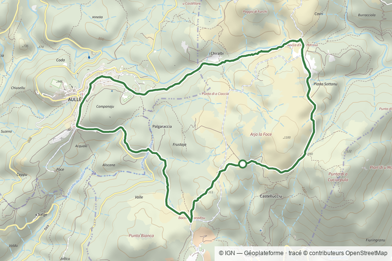 Boucle 1 - Serra-di-Scopamène<->Aullène