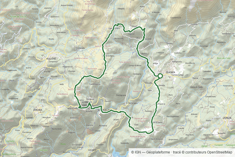 Boucle 2 - Serra-di-Scopamène<->Quenza