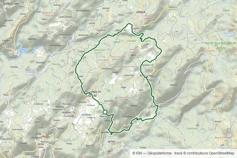 Boucle 4 - San-Gavino<->Zonza