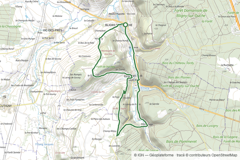 Chemin des Sources de l'Ouche (A)