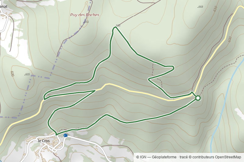 Circuit des Loges 1 : Le Cros