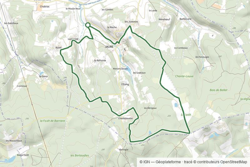Tour de Jaure (Variante courte)