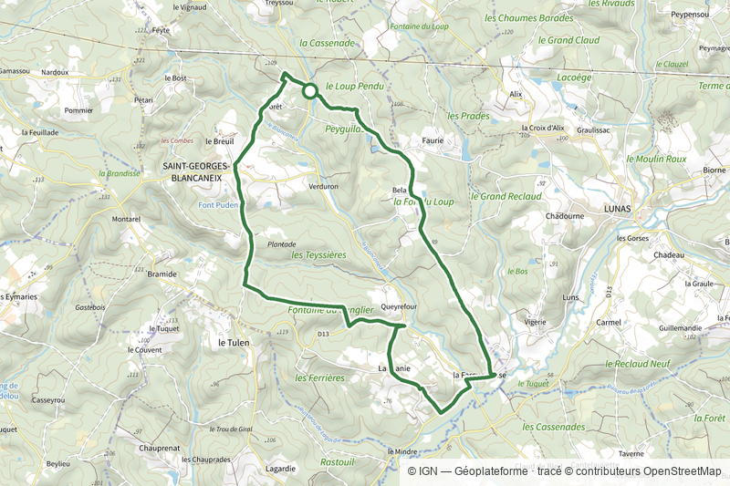 Boucle de Saint-Georges-Blancaneix