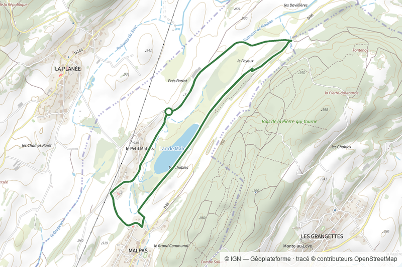 Le Tour du Lac de Malpas