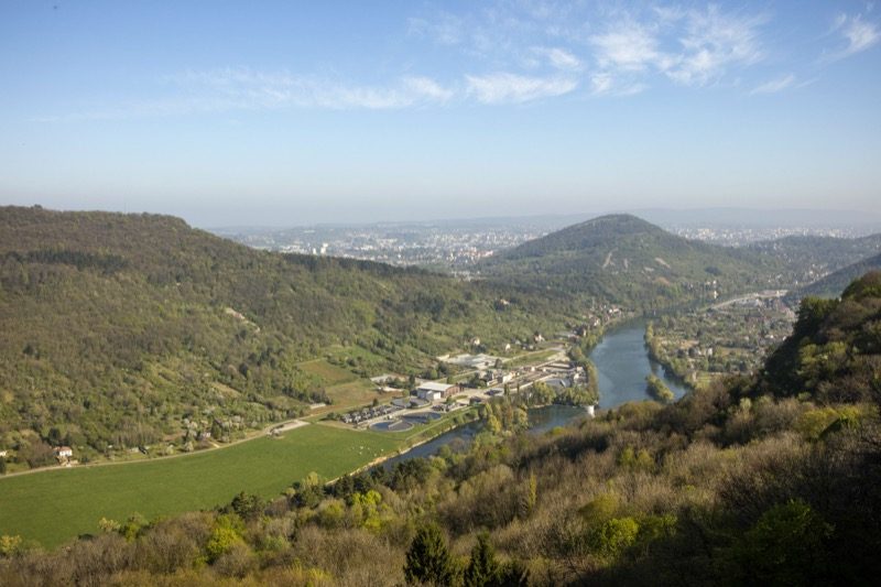 Vue sur la vallée du Doubs