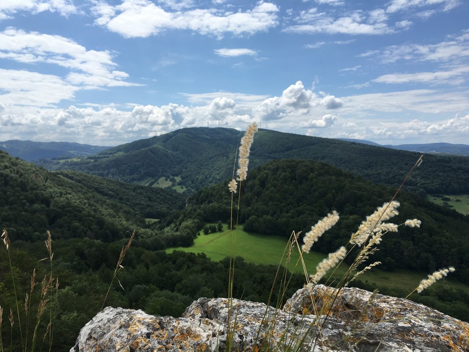 Le Lomont et les éoliennes