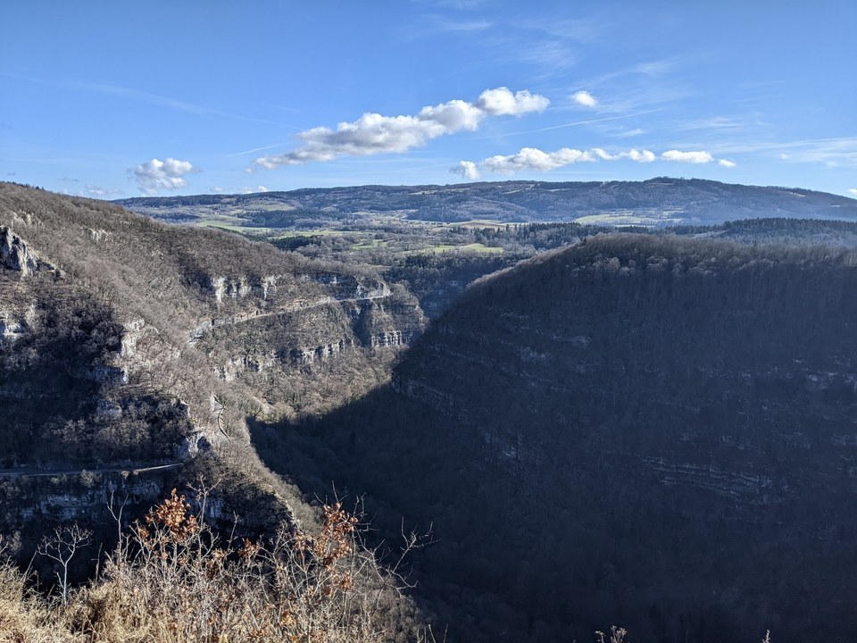 Panorama sur les gorges de Nouailles