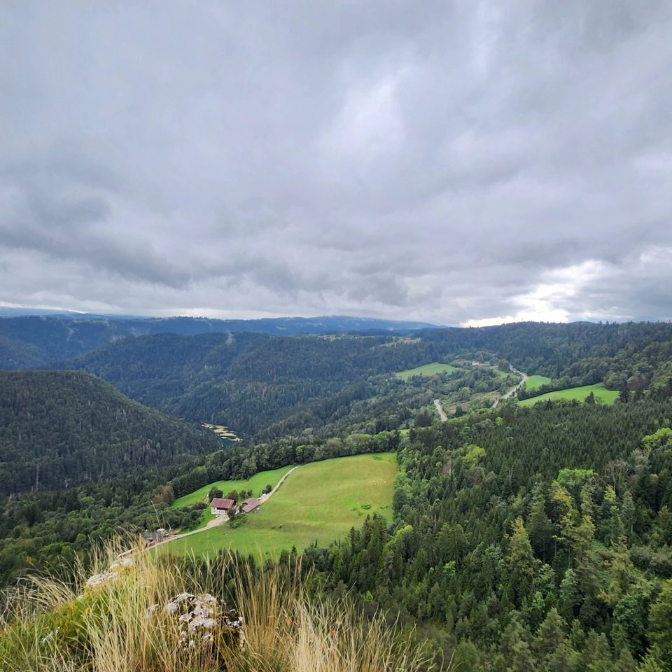 Vue depuis les roches de la Cendrée