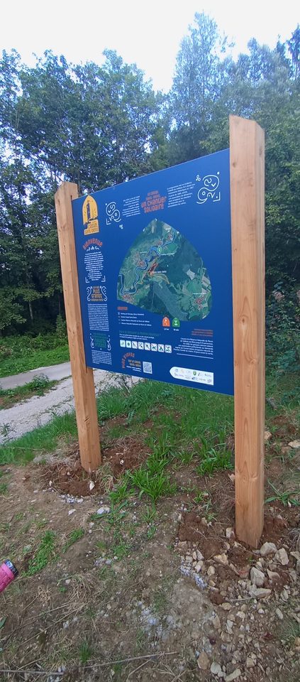 Panneau info Départ