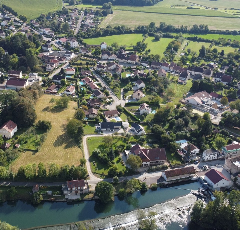 Émagny vue du ciel