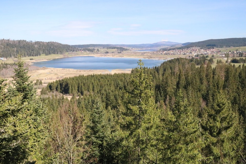 Belvédère des Deux Lacs depuis le Brey