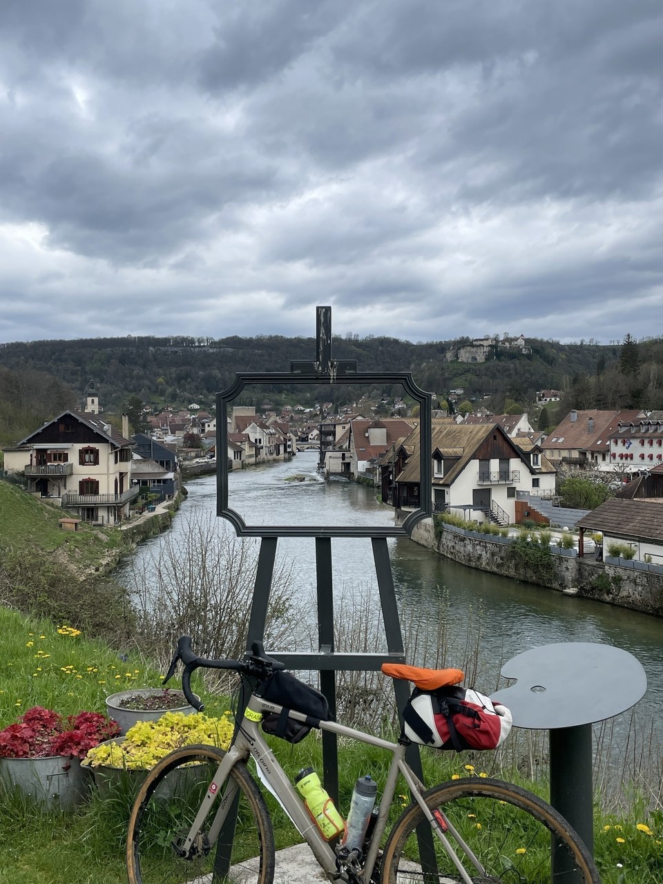 Vue d'Ornans et de la Loue