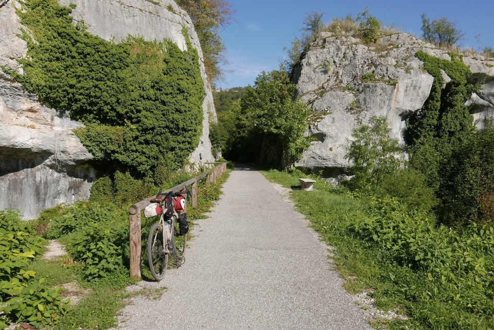 Voie verte sur le tracé