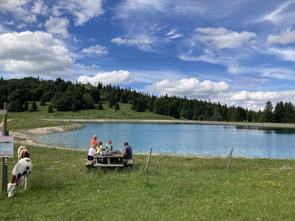 Pique-nique au bord du Lac du Morond