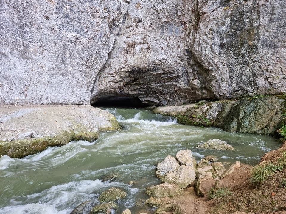 Grotte Sarrazine en hautes eaux