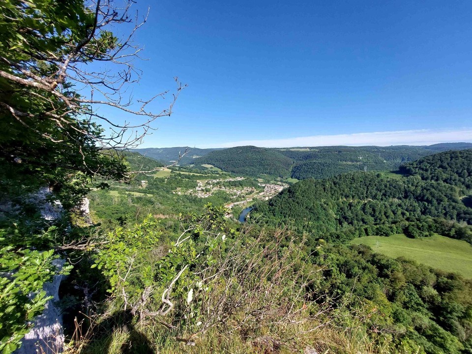 Au-dessus de la falaise de Saint-Hippolyte