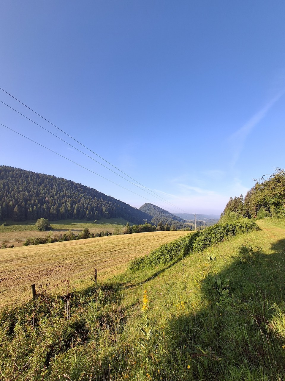 Vue sur le Buclet depuis le val des Etraches