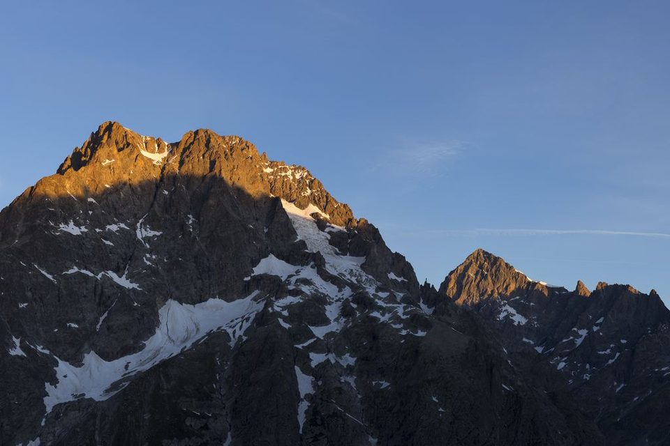 Arrivée au refuge du Pelvoux