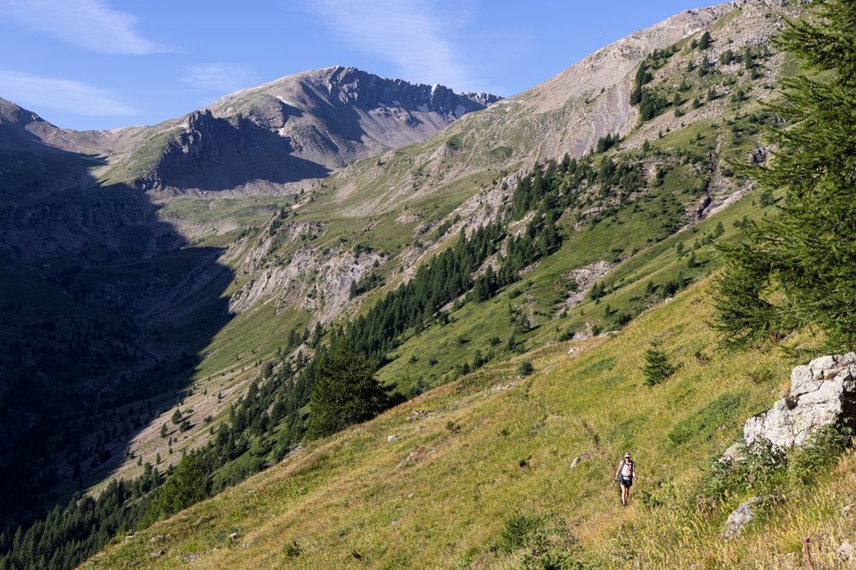 Montée au col des Tourettes