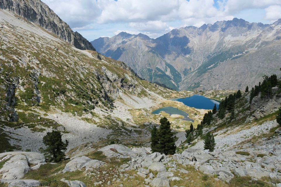 Les lacs de Pétarel par les Portes