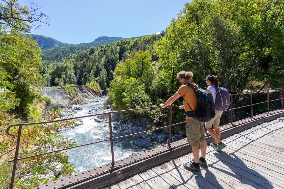 Passage sur le torrent